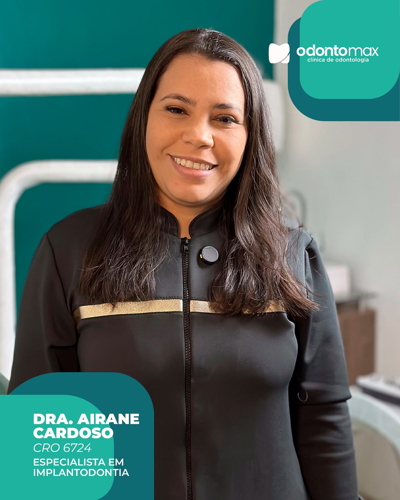 Dra. Airane Cardoso - Especialista em Implantodontia na Odontomax Cohatrac